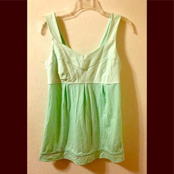 lululemon athletica Tops - 🔥Trend Alert Pastel/Stripes Lululemon Mint Tank 8